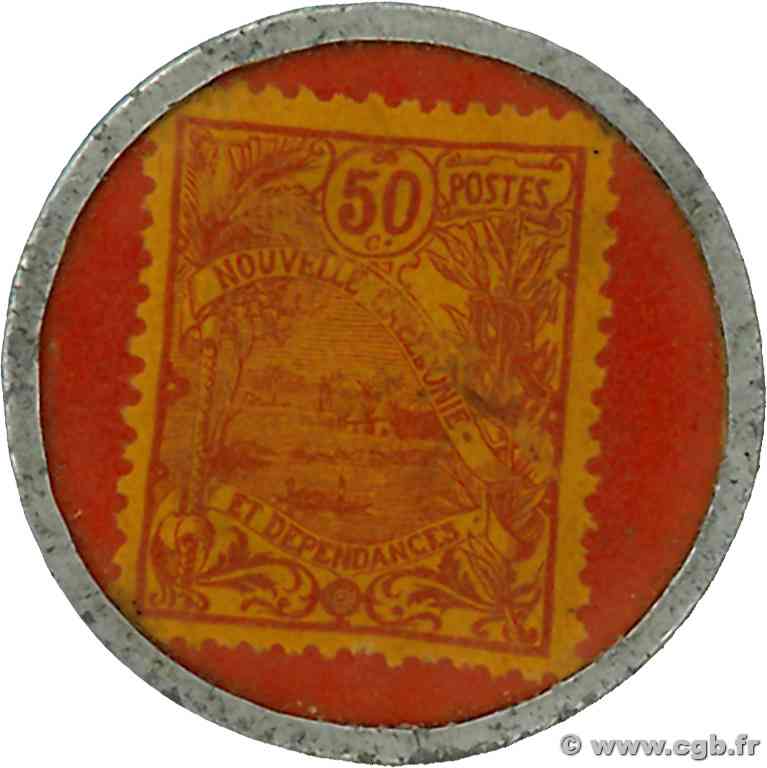 50 Centimes NOUVELLE CALÉDONIE  1922 P.29 TTB