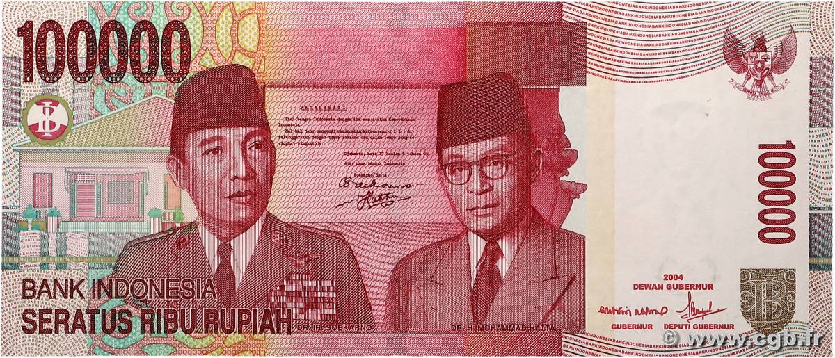 100000 Rupiah INDONÉSIE  2007 P.146d NEUF