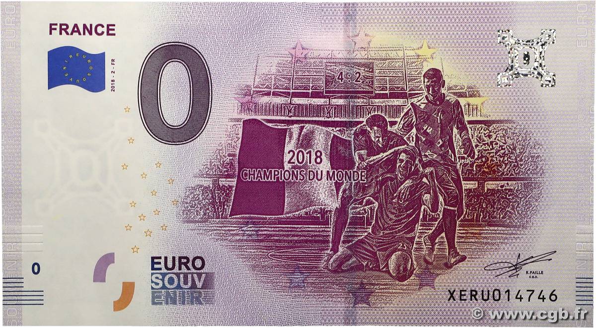0 Euro FRANCE régionalisme et divers  2018 P.- pr.NEUF