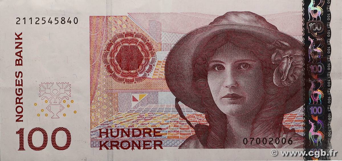 100 Kroner NORVÈGE  2006 P.49c EBC