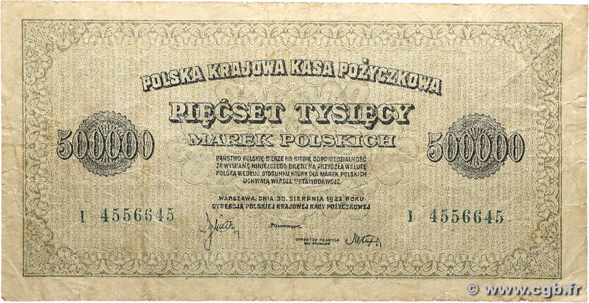 500000 Marek POLOGNE  1923 P.036 TB