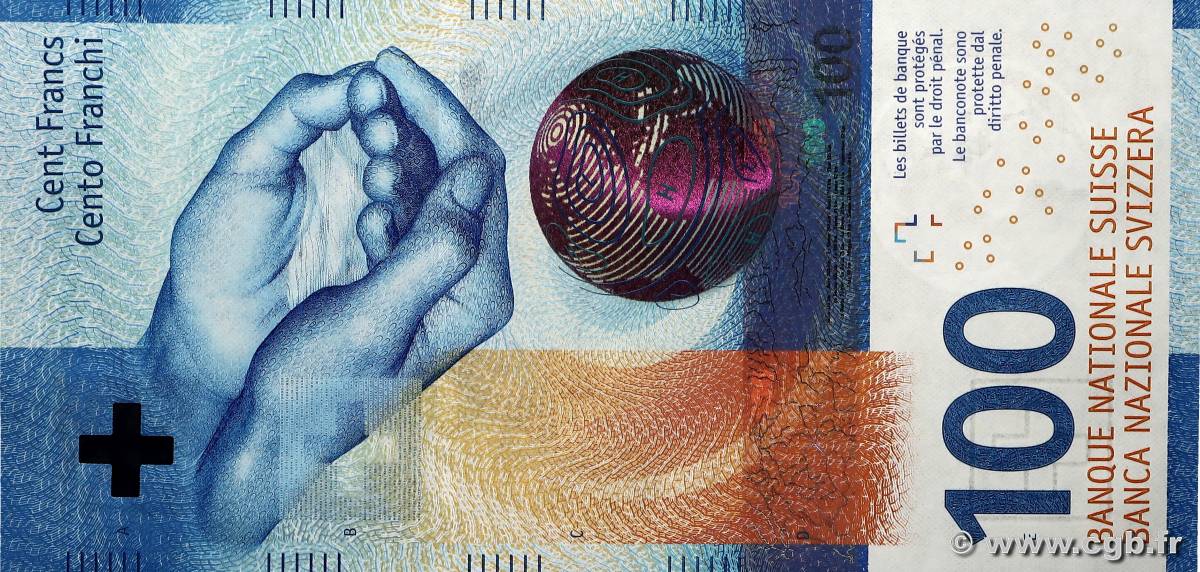 100 Francs SUISSE  2018 P.77A pr.NEUF