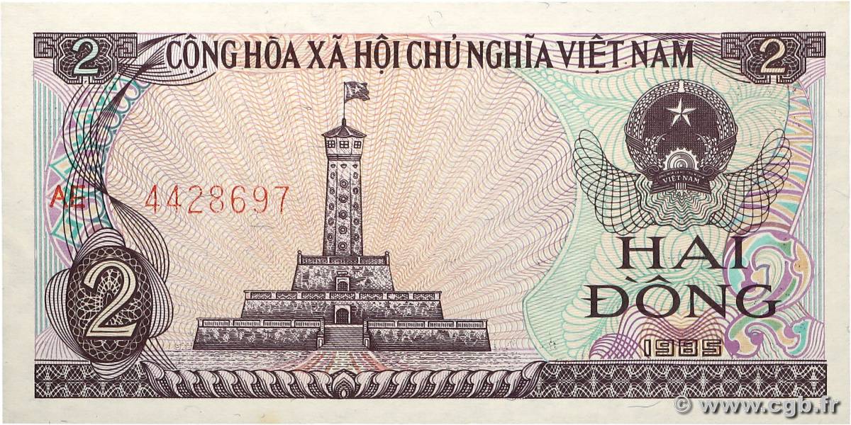 2 Dong VIET NAM   1985 P.091a pr.NEUF