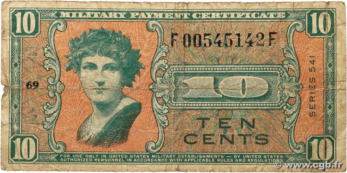 10 Cents UNITED STATES OF AMERICA  1958 P.M037 VG
