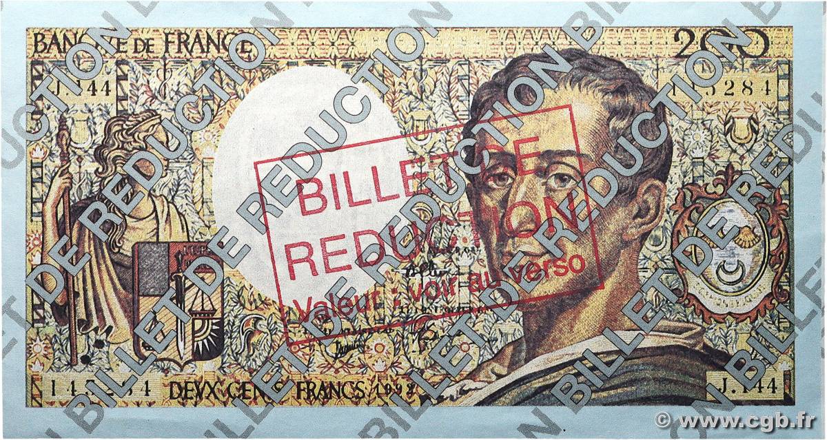 200 Francs Publicitaire FRANCE regionalism and various  1992 F.70 UNC