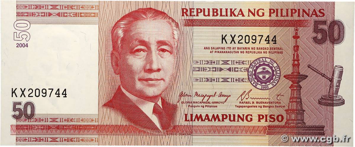 50 Piso PHILIPPINES  2003 P.193a UNC