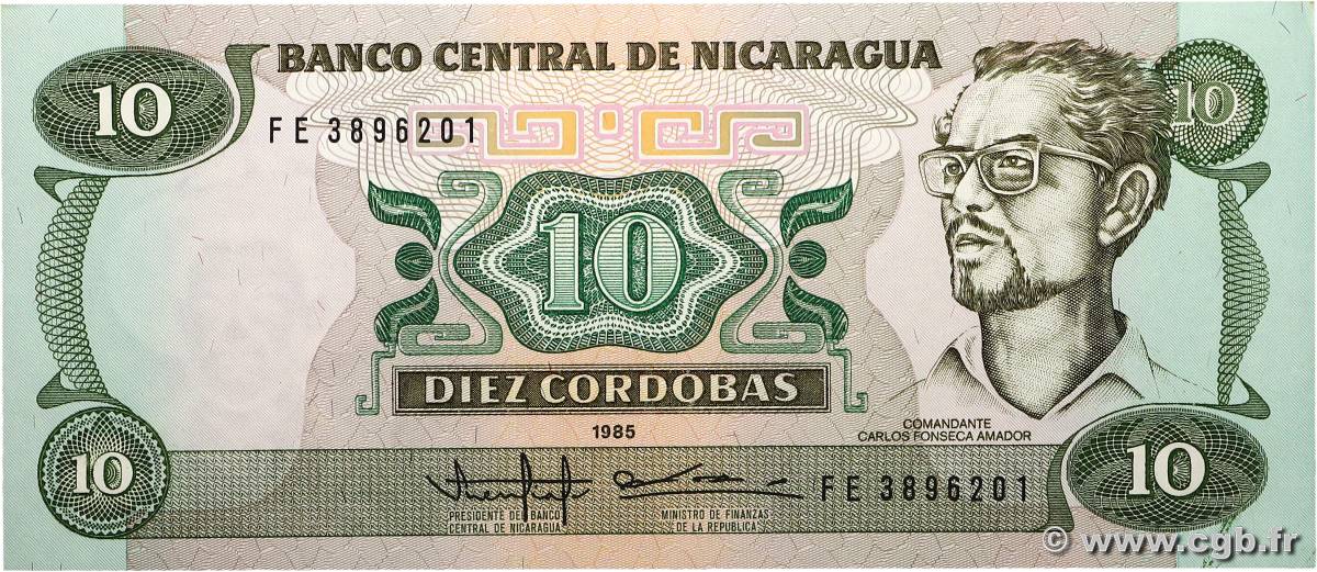 10 Cordobas NICARAGUA  1988 P.151 UNC