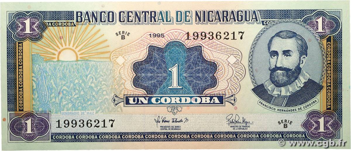 1 Cordoba NICARAGUA  1995 P.179 FDC