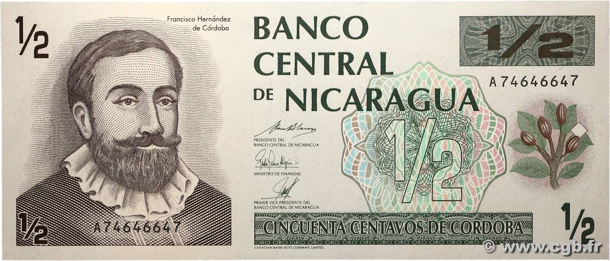 ½ Cordoba NICARAGUA  1992 P.172 UNC