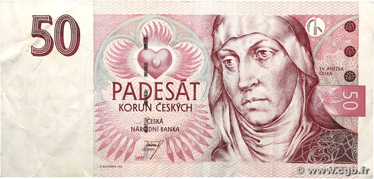 50 Korun CZECH REPUBLIC  1997 P.17a F