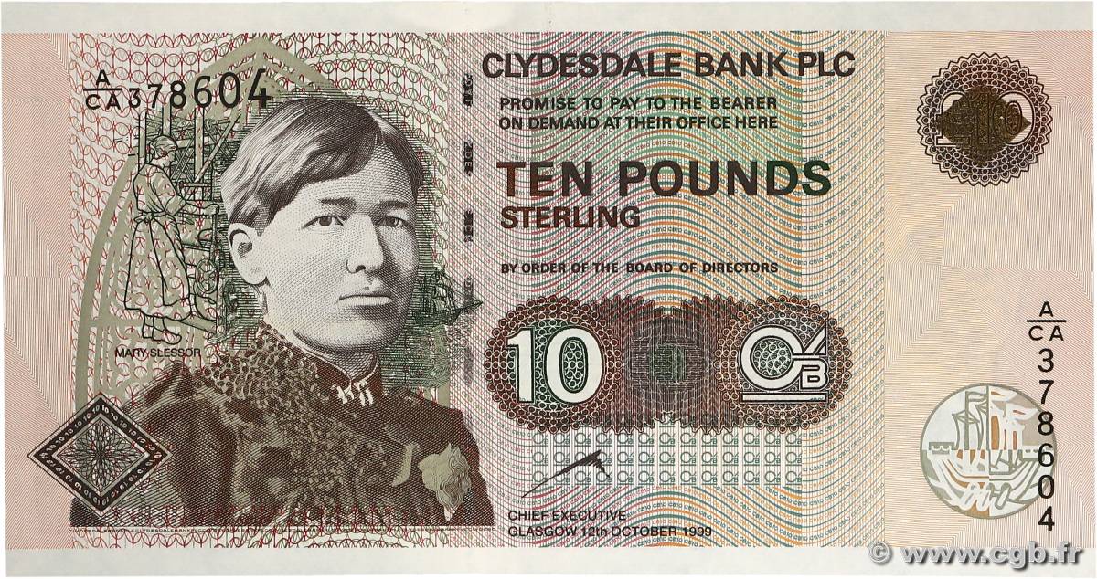 10 Pounds SCOTLAND  1999 P.226b UNC