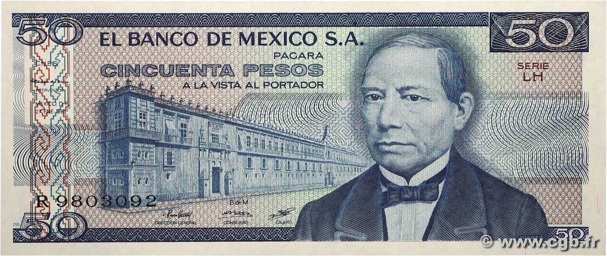 50 Pesos MEXIQUE  1981 P.073 pr.NEUF