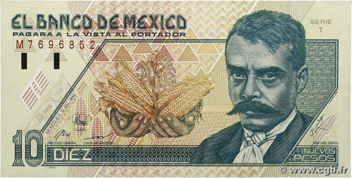 10 Nuevos Pesos MEXIQUE  1992 P.099 SPL