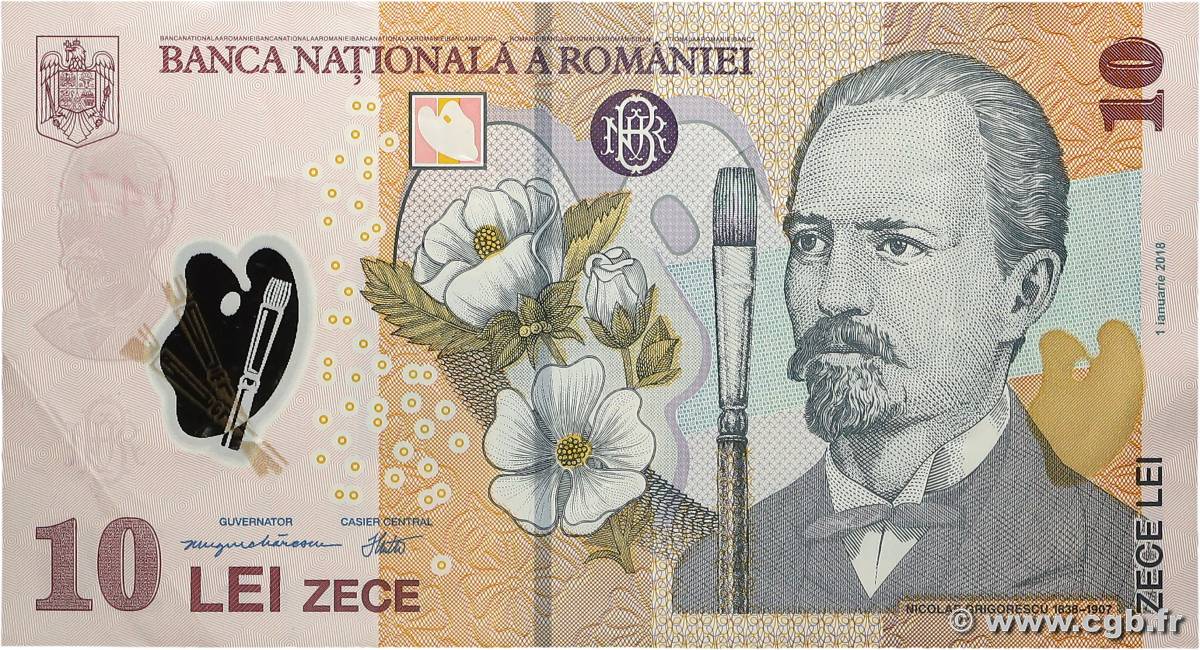 10 Lei ROMANIA  2018 P.119j q.SPL
