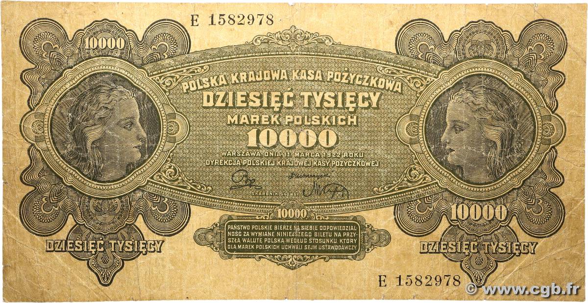 10000 Marek POLONIA  1922 P.032 MB