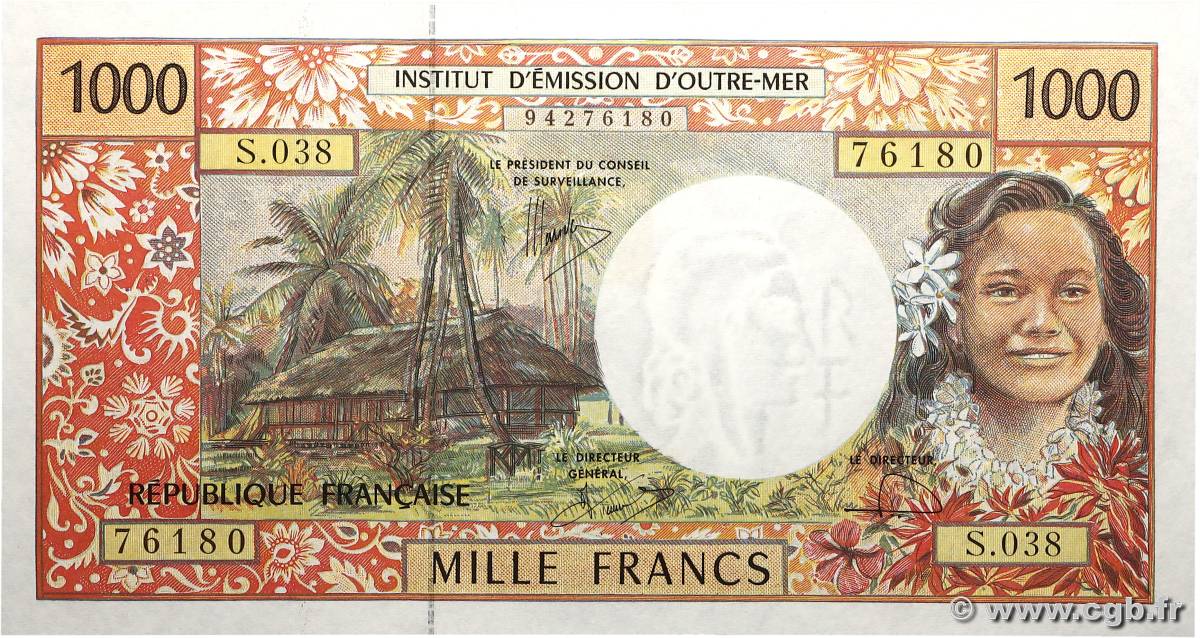 1000 Francs POLYNÉSIE, TERRITOIRES D OUTRE MER  2004 P.02b NEUF