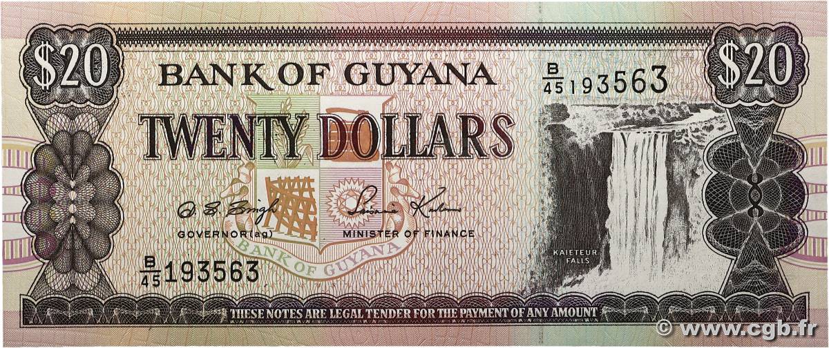20 Dollars GUYANA  1996 P.30b2 FDC