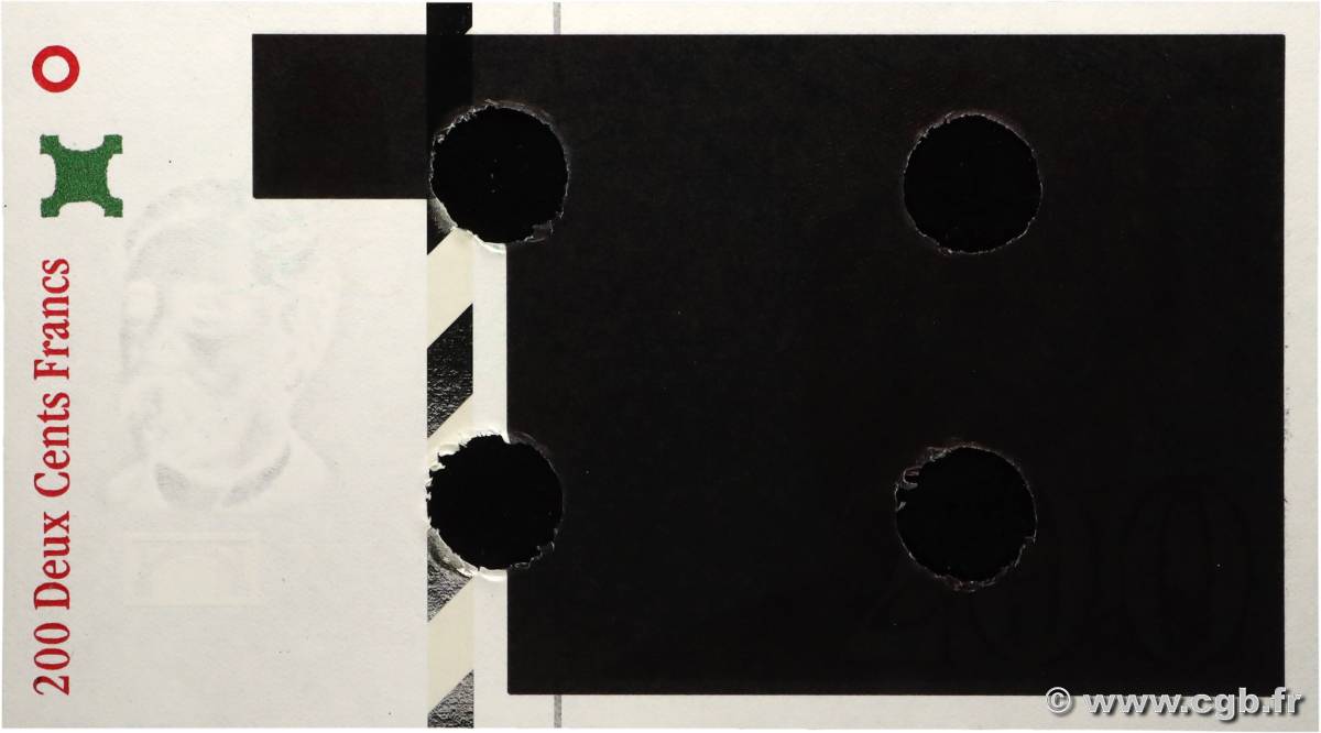 200 Francs EIFFEL Test Note FRANCIA  1995 F.75- FDC