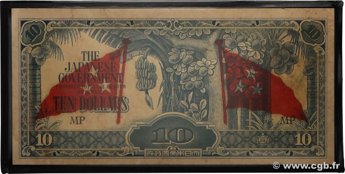 10 Dollars MALAYA  1944 P.M07c SPL