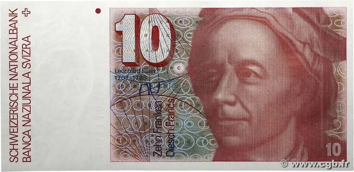 10 Francs Numéro spécial SUISSE  1983 P.53e NEUF