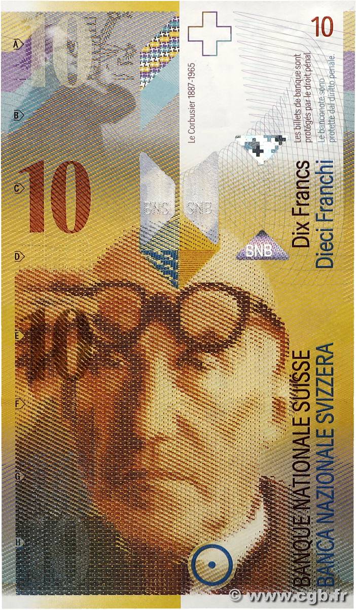 10 Francs SUISSE  2013 P.67e NEUF