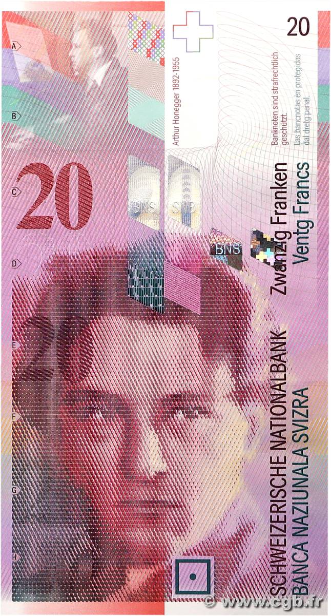 20 Francs SUISSE  2003 P.69b NEUF