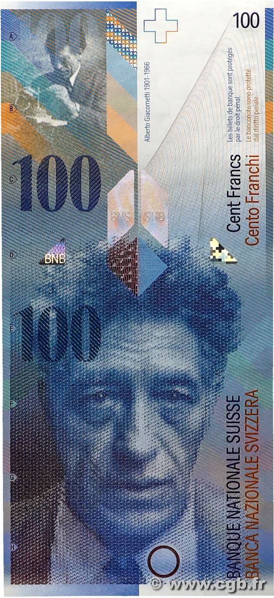100 Francs SUISSE  2004 P.72g NEUF