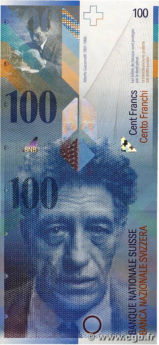 100 Francs SUISSE  2007 P.72h NEUF