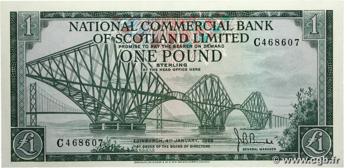 1 Pound ÉCOSSE  1968 P.274a SPL