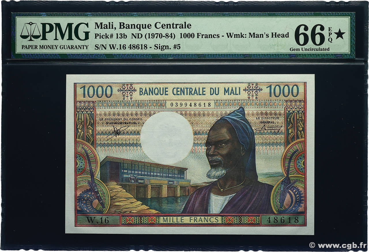 1000 Francs MALI  1970 P.13b NEUF