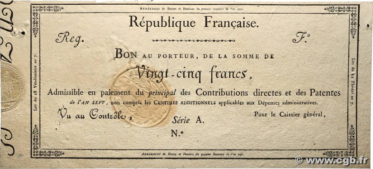 25 Francs FRANCIA  1798 Laf.215a SC