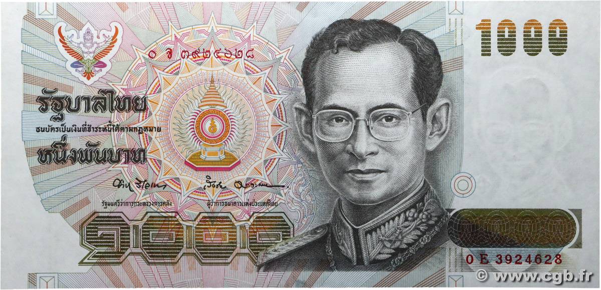 1000 Baht THAILAND  1992 P.092 UNC
