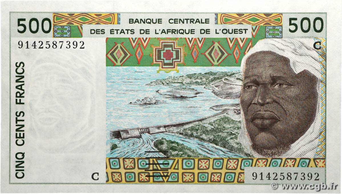 500 Francs ÉTATS DE L AFRIQUE DE L OUEST  1991 P.310Ca SPL