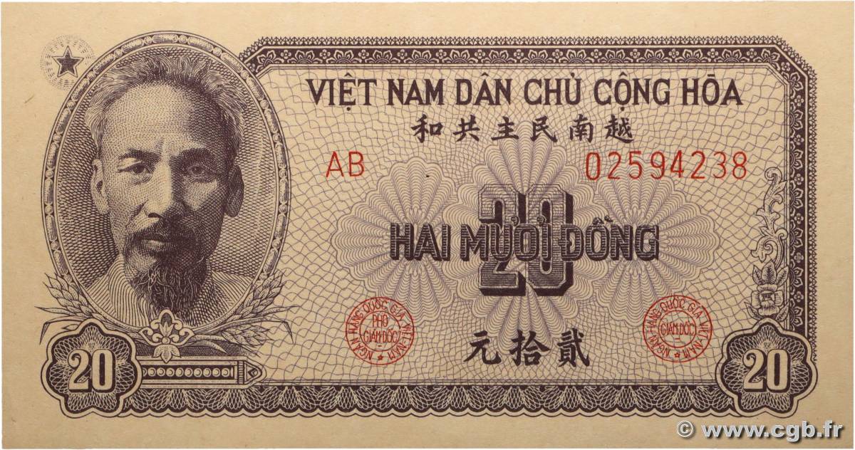 20 Dong VIETNAM  1951 P.060a SC+