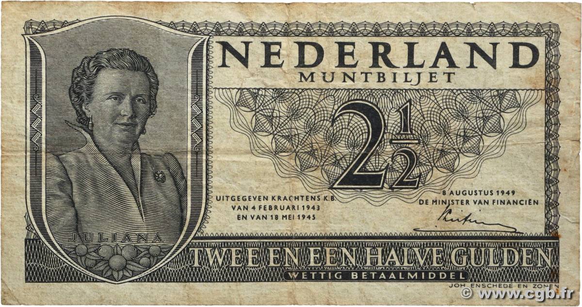 2,5 Gulden PAíSES BAJOS  1949 P.073 BC