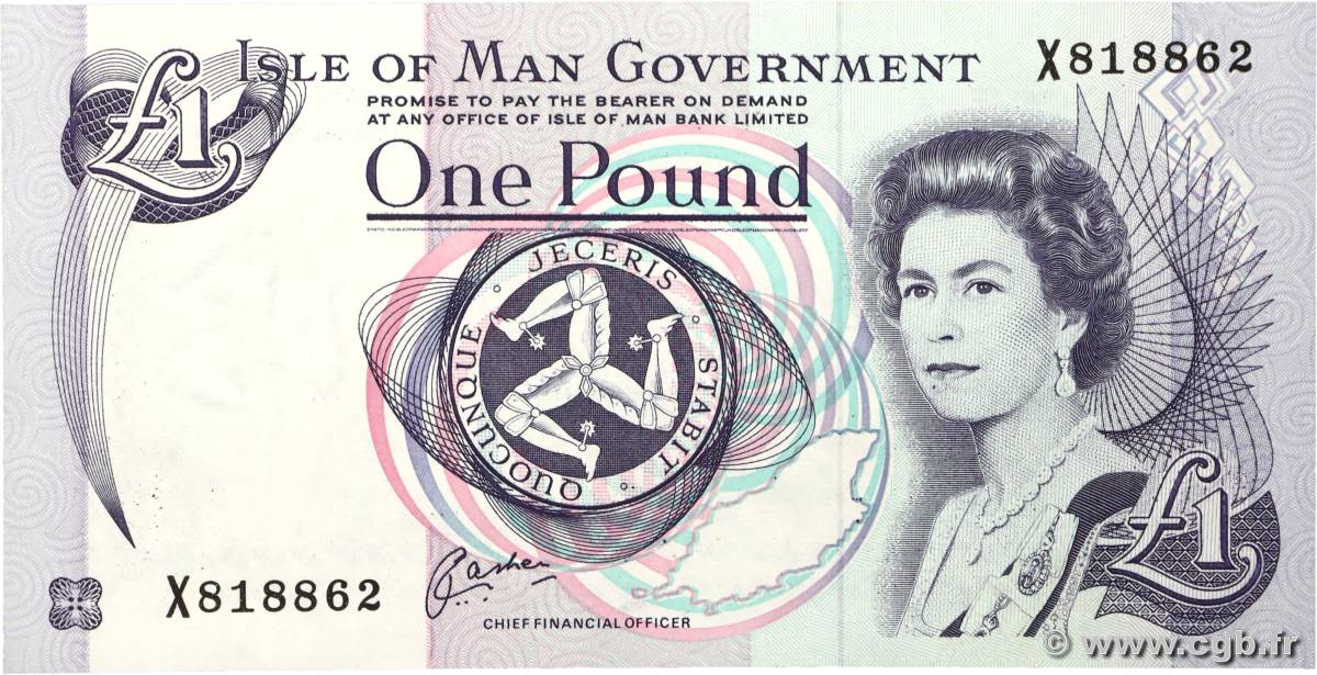 1 Pound ÎLE DE MAN  1983 P.40b NEUF