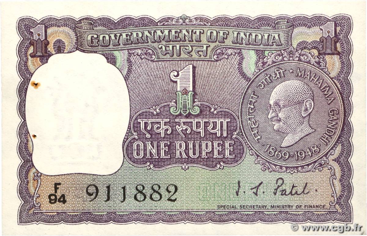 1 Rupee INDIEN  1970 P.066 fST