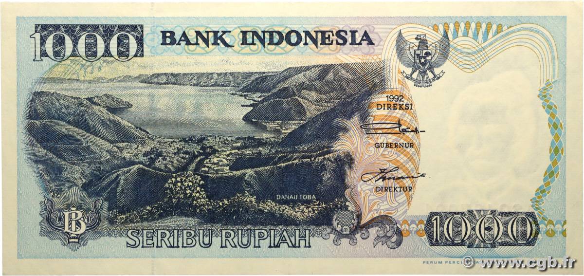 1000 Rupiah INDONESIA  1998 P.129g XF+