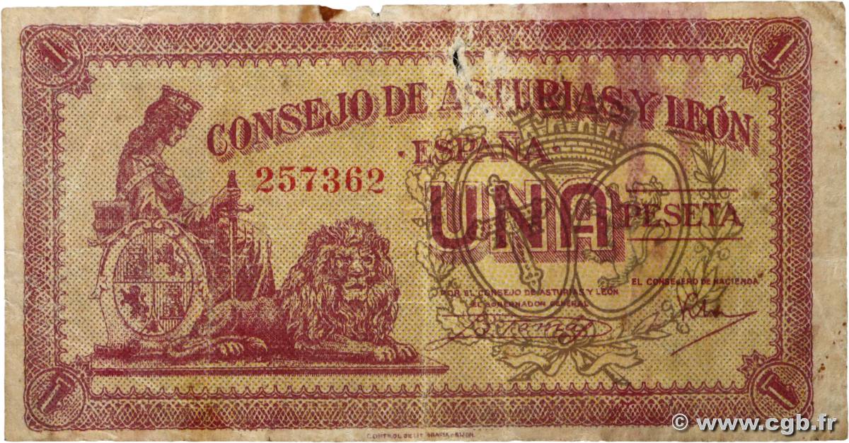 1 Peseta SPANIEN  1936 PS.604 SGE