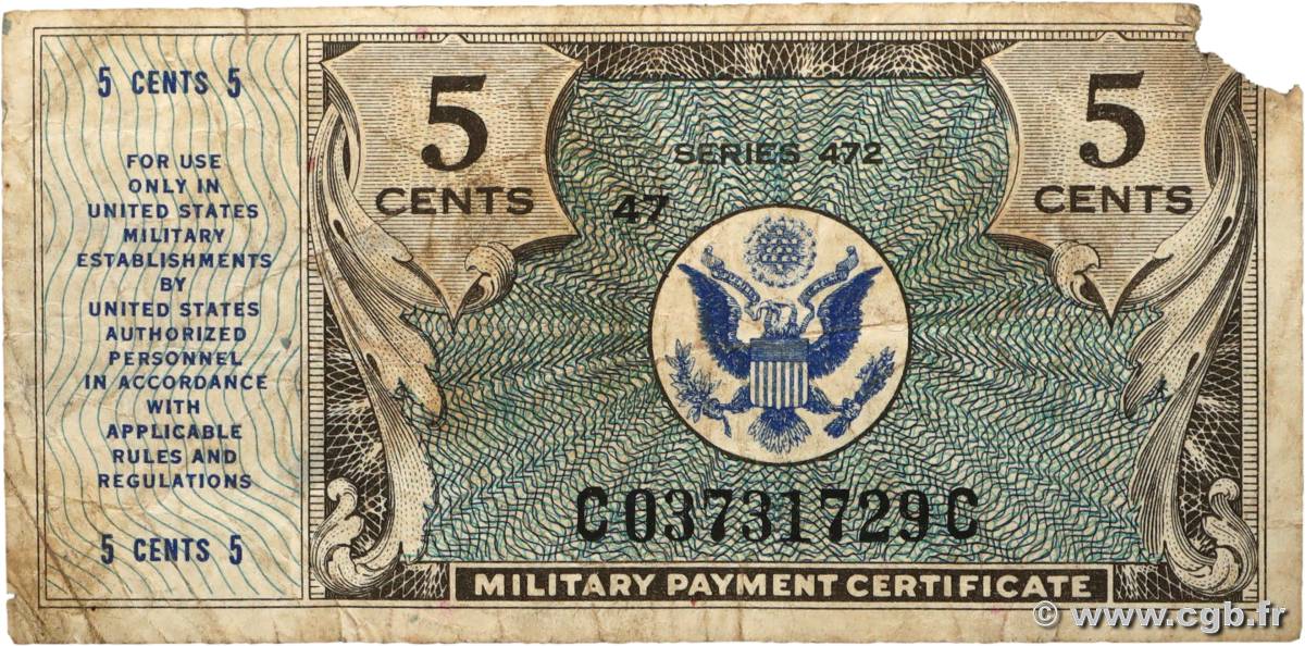 5 Dollars VEREINIGTE STAATEN VON AMERIKA  1948 P.M020a fS