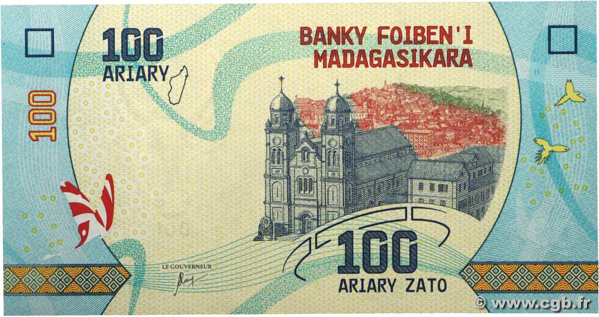 100 Ariary MADAGASCAR  2017 P.097 UNC