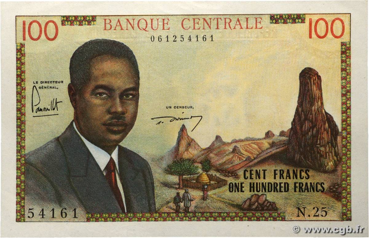 100 Francs type 1962 CAMEROUN  1962 A.148a pr.NEUF