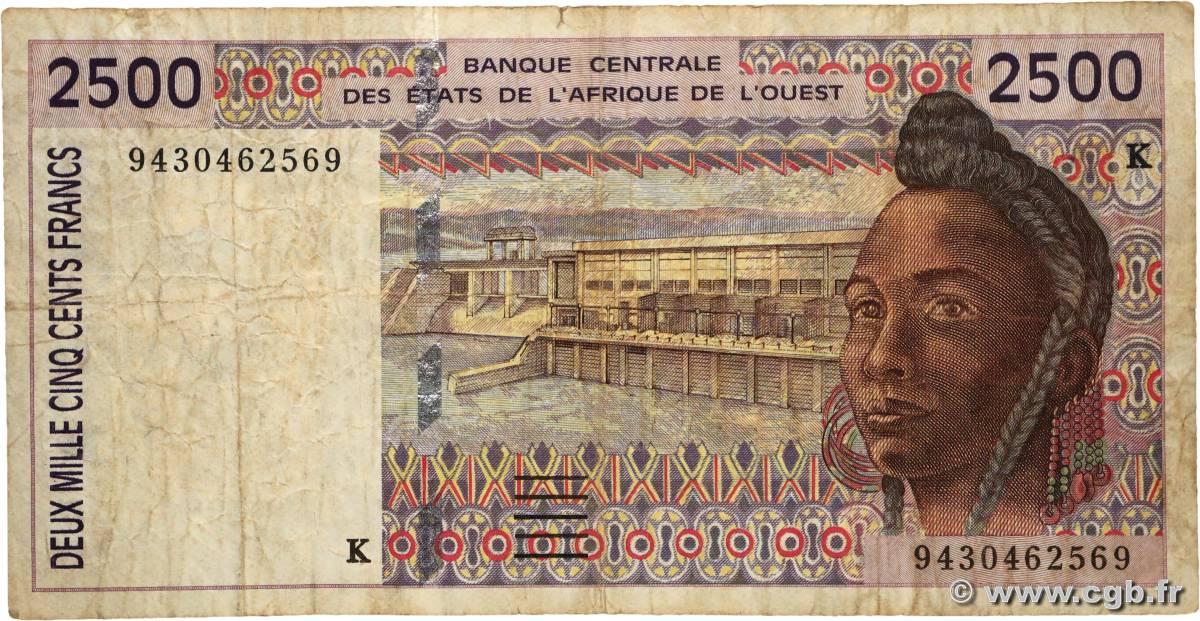 2500 Francs ÉTATS DE L AFRIQUE DE L OUEST  1994 P.712Kc B+