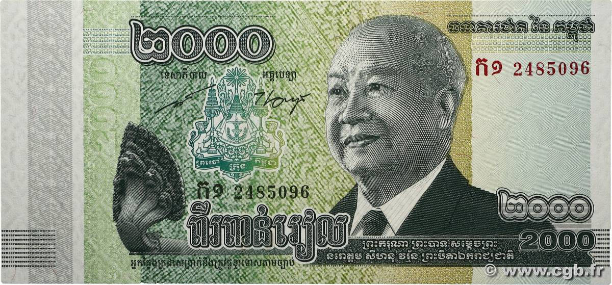 2000 Riels Commémoratif KAMBODSCHA  2013 P.64 ST