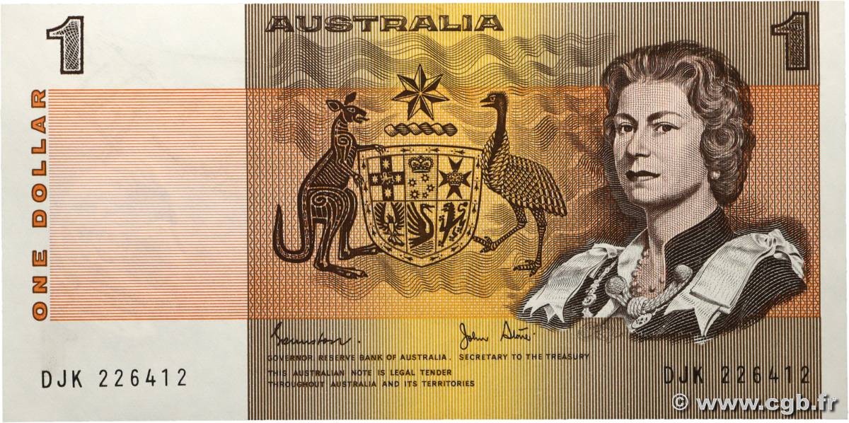 1 Dollar AUSTRALIA  1979 P.42c UNC-