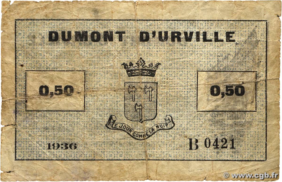 50 Centimes FRANCE Regionalismus und verschiedenen  1936 K.185b fS