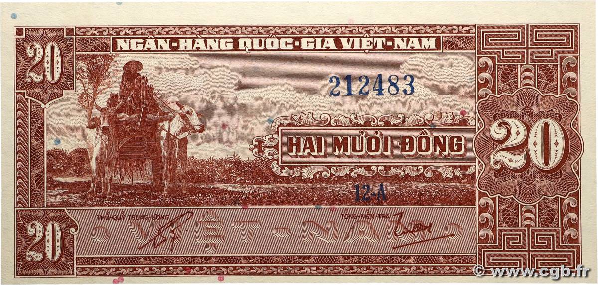 20 Dong VIET NAM SUD  1962 P.06a NEUF