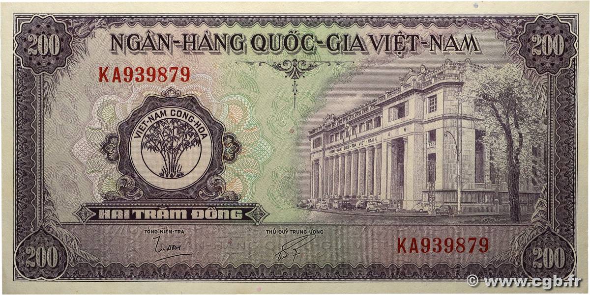 200 Dong VIET NAM SUD  1958 P.09a NEUF