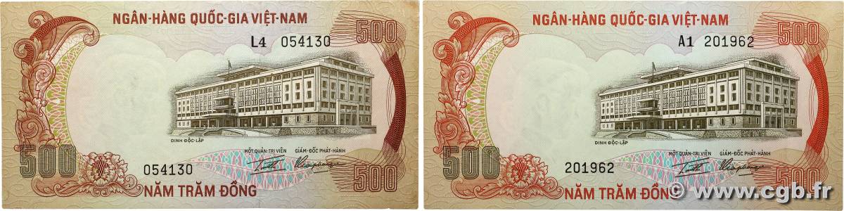 500 Dong Lot VIET NAM SUD  1972 P.33a SUP