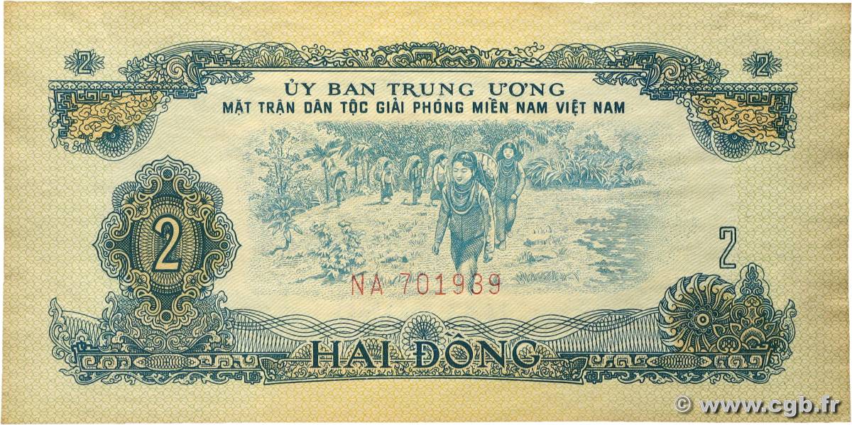 2 Dong SÜDVIETNAM  1963 P.R5 VZ